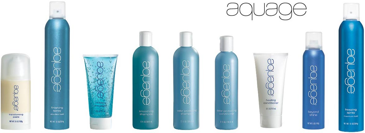 Aquage hair products: Aquage transforming paste, etc.